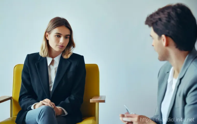 중독상담사 취업 시장 동향 - **Prompt 1: Multidisciplinary Collaboration and Empathy**
    "A diverse group of professionals in a...